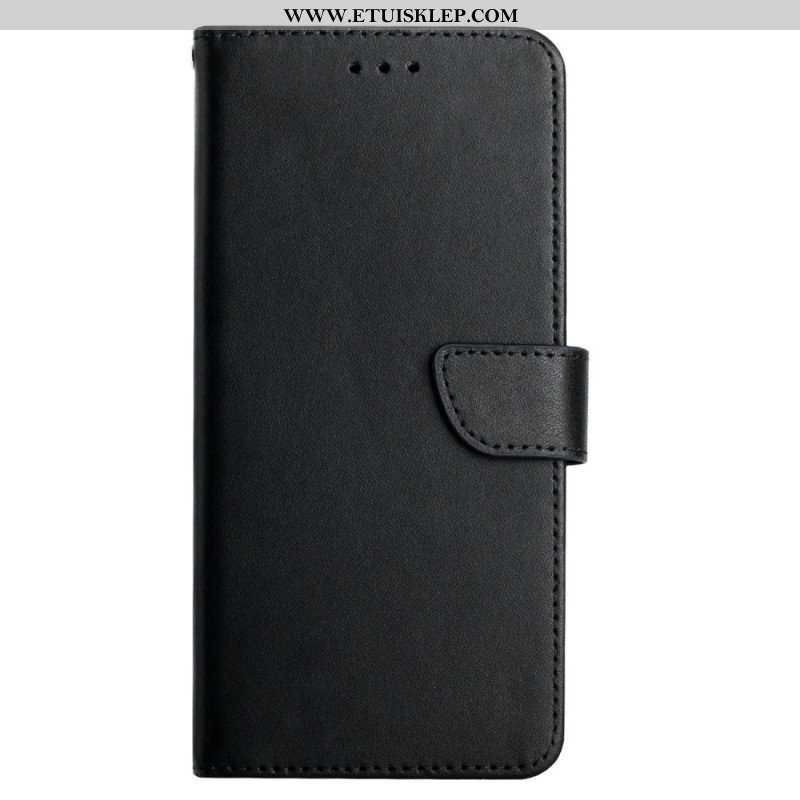 Etui Folio do Sony Xperia 5 IV Oryginalna Teksturowana Skóra Nappa